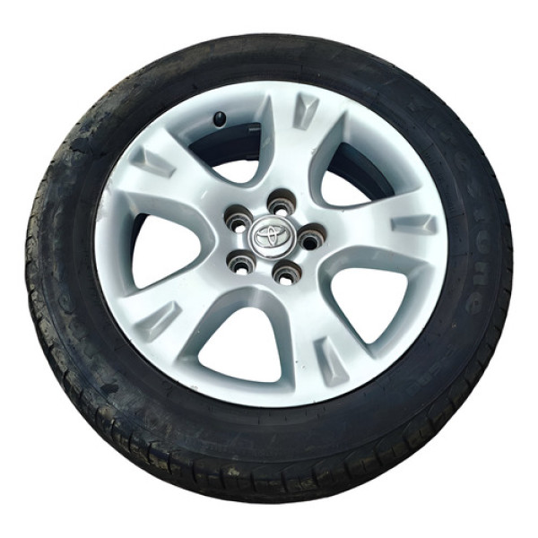 Roda Aro 16 C/pneu Toyota Corolla 2.0 2009 A 2012 Detalhe Prata