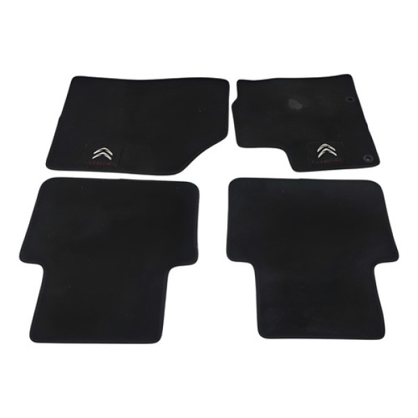Jogo Tapete Citroën C3 Aircross 2015 A 2017 C/detalhe Preto