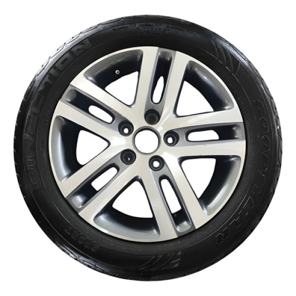 Roda Aro 16 5x100 C/pneu 225 55 R16 Vw Jetta 2017 C/detalhe Prata