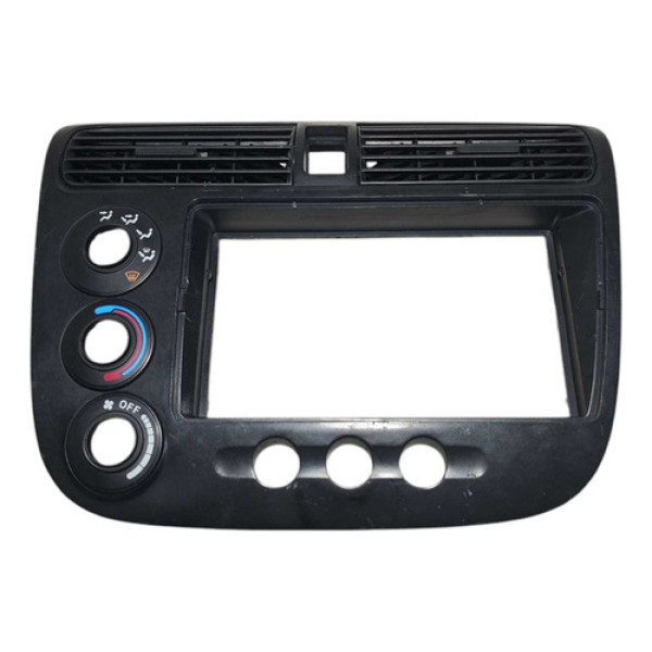 Moldura Comando Ar Condicionado Honda Civic 2001 A 2006