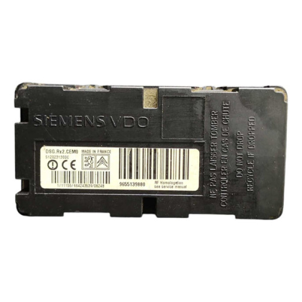 Módulo Central Ecu 9655139880 Citroen C4 Vtr 2.0 2007 A 2010