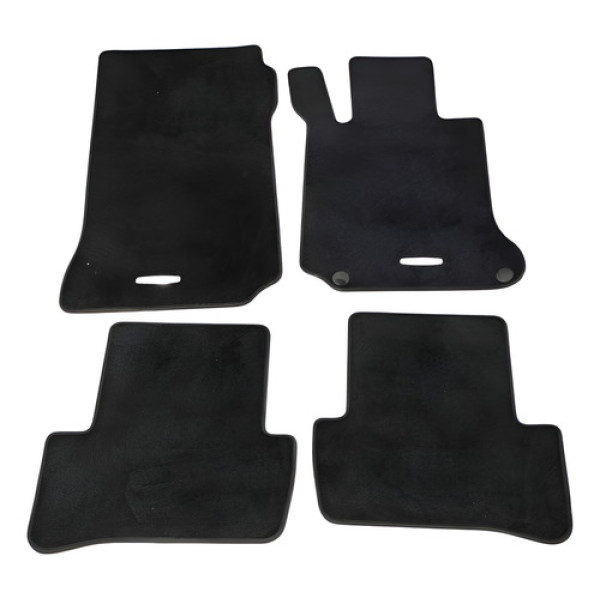 Jogo Tapete Tecido Mercedes C180 1.8 2011 2012 2013 Cinza