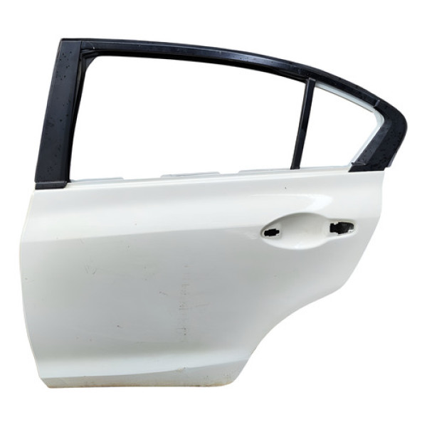 Porta Traseira Esquerda Honda Civic 1.8 2012 A 2016 Branco Traseira Esquerda