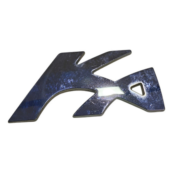 Emblema Logotipo Tampa Traseira Ford Ka 2015 2016 A 2020 Prata