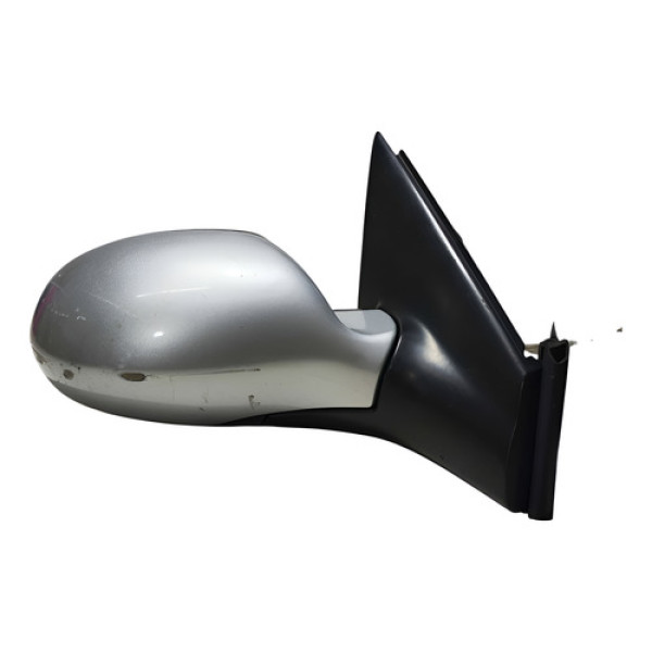 Retrovisor Direito Citroen C5 2001 A 2005 Prata C/detalhe