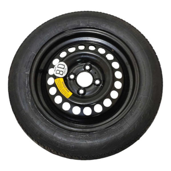 Roda Estepe Aro 15 C/pneu Nissan Versa 1.6 2022 2023 2024 Preto