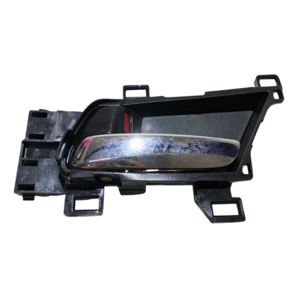 Maçaneta Interna Dianteira Esquerda Honda City 2015 A 2017 Preto Dianteira