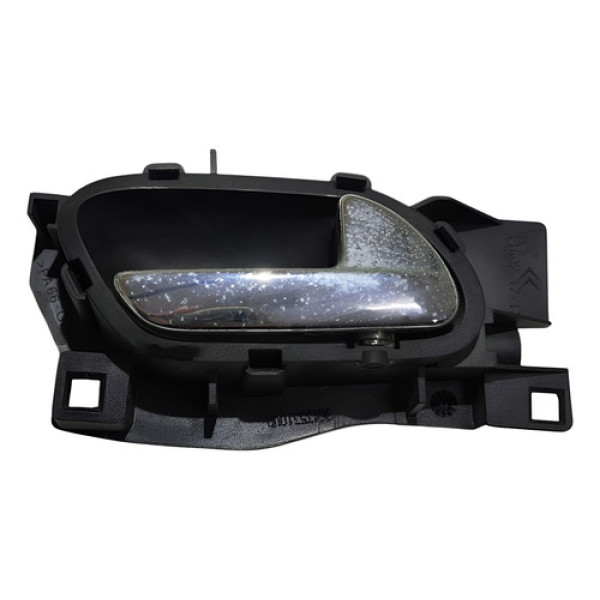 Maçaneta Int Traseiro Direito Citroen C4 Pallas 2008 A 2012 Prateado Traseira