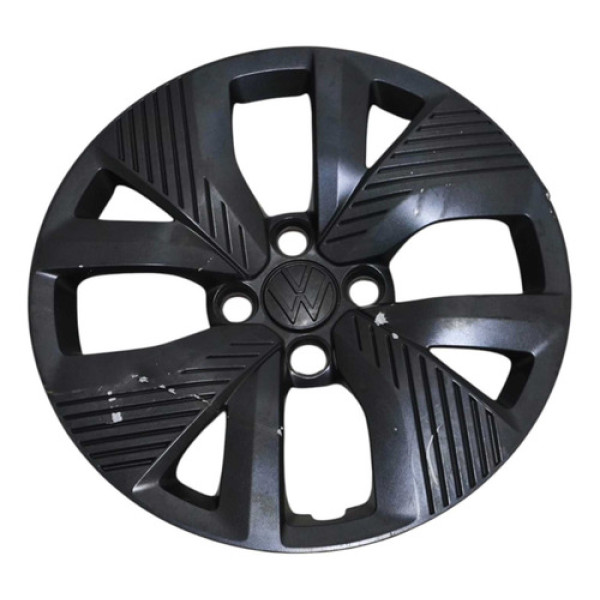 Calota Aro 15 Volkswagen Polo Track 2021 A 2024 2gx601147 Preto