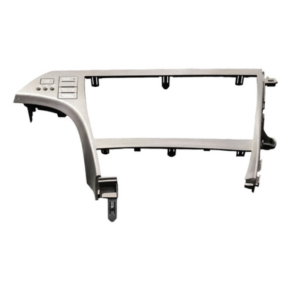 Moldura Multimídia Painel Toyota Prius 2012 2013 2014 Prata