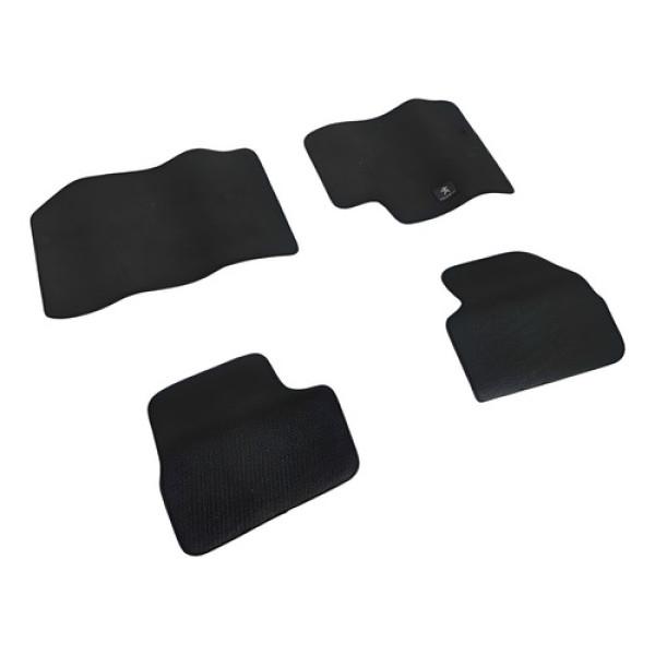 Jogo Tapete Peugeot 208 2020 2021 2022 2023 Preto