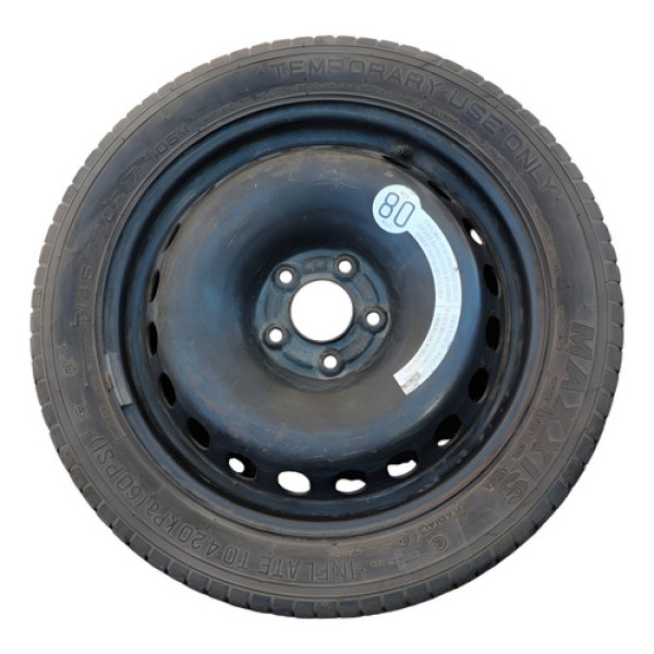 Roda Estepe Aro 17 Fiat Toro 2016 2017 2018 A 2021 Preto