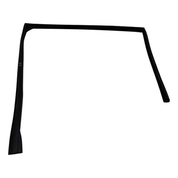 Canaleta Porta Traseira Esquerda Honda Civic Lsx 2012/2016 - Preto