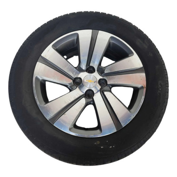 Roda Aro 16 C/pneu Chevrolet Spin 2015 2016 A 2018 C/detalhe Preto