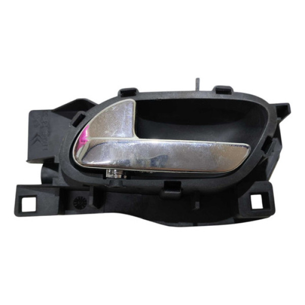 Maçaneta Int Dianteira Esq Citroen C4 2008 A 2012 96435311vd Preto Dianteira