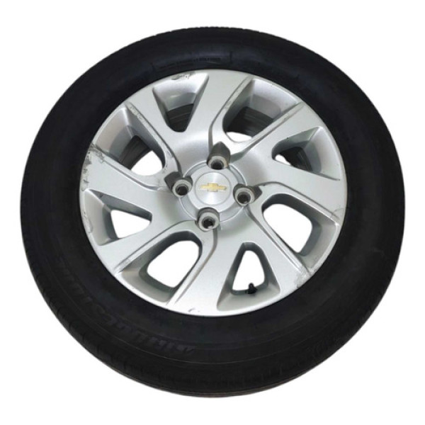 Roda Aro 15 C/pneu Chevrolet Spin 2013 A 2018 Preto