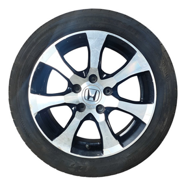 Roda 205/55r16 C/pneu Honda Civic 1.8 2013 A 2015 Prateado