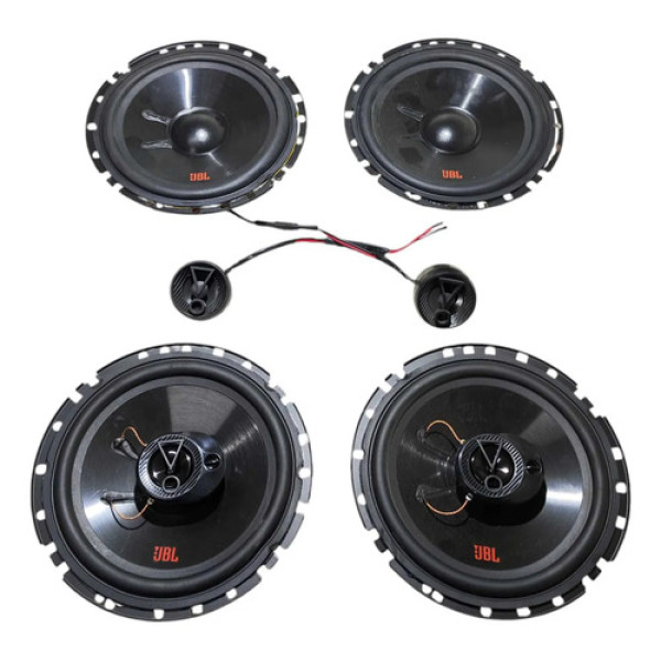 Jogo Alto Falante/tweeter Jbl Honda Fit 2009 A 2013 Preto