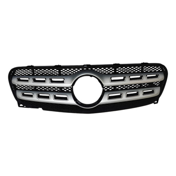 Grade Parachoque Dianteiro Mercedes Gla X156 2017 A 2020 Prata Fosco