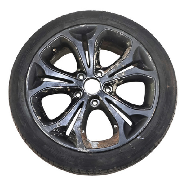 Roda Aro 17 5x100 C/pneu Hyundai I30 2013/2016 C/detalhe  Preto