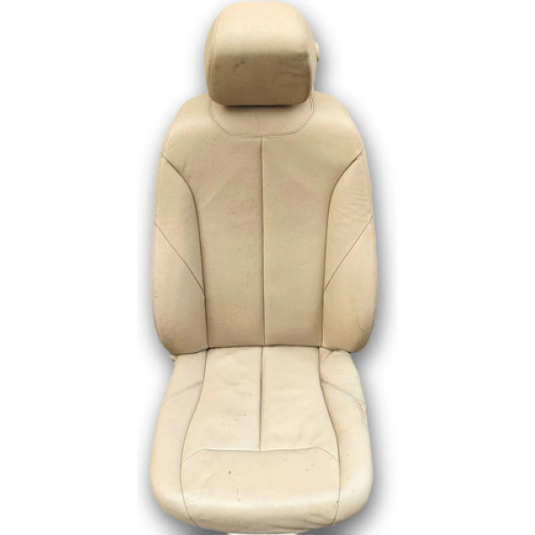 Banco Dianteiro Direito Bmw 328i 2.0 Turbo 2013/2015 Detalhe Bege