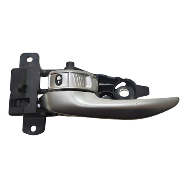 Maçaneta Interna Dianteira Esquerda Jeep Renegade 2016/2021 Prata Dianteira