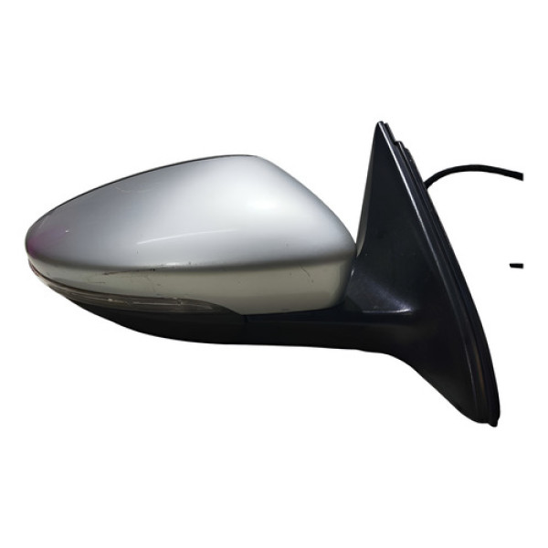 Retrovisor Direito Prata Vw Jetta Tsi 2012 A 2014 Detalhe