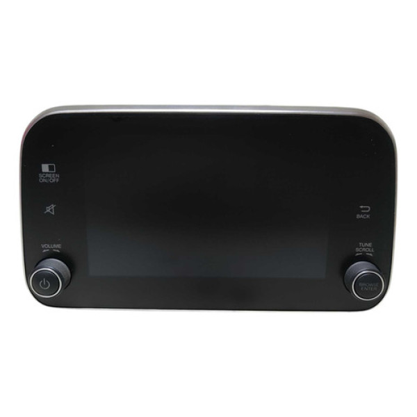 Tela Radio Multimidia Fiat Argo 1.3 2020 2021 2022  Preto