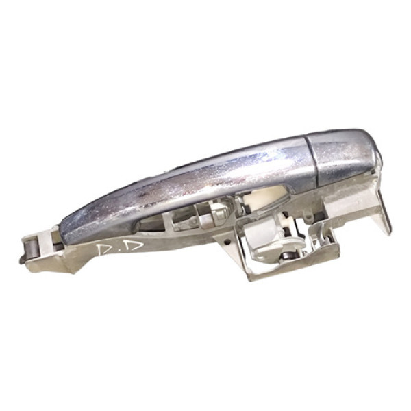 Maçaneta Externa Dianteira Dir Citroen C3 2015 2016 2017 Prata Traseira