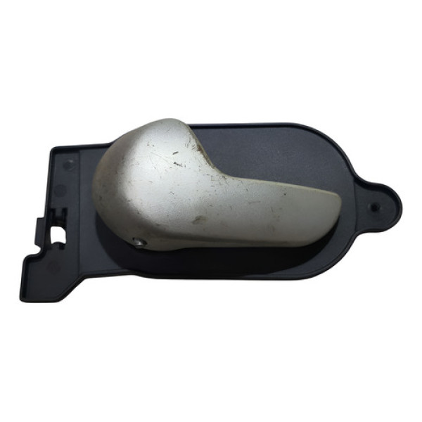 Maçaneta Int Dianteira Esquerda Ford Ecosport 2003 A 2012 Prata Dianteira