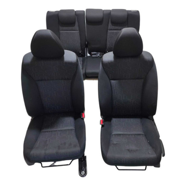 Jogo Bancos Original Honda Fit 1.5 2015 2016 A 2019 Tecido Preto