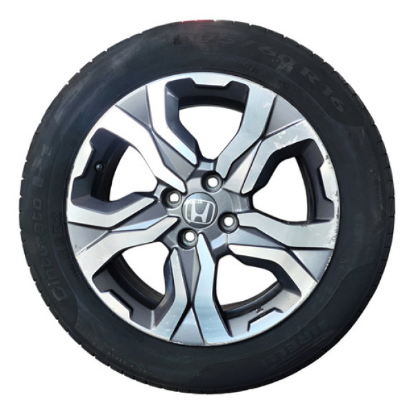 Roda Aro 16 C/pneu 195/60r16 Honda Wr-v 2018 A 2020 Prateado