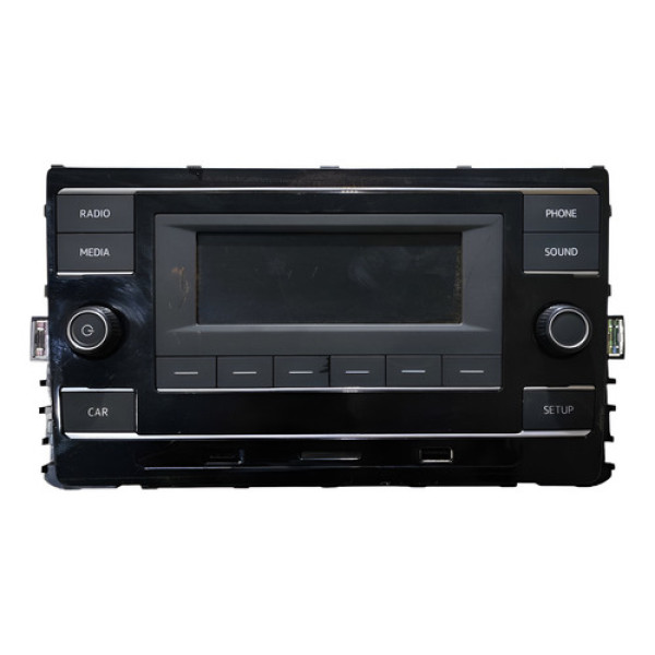 Rádio Multimídia 2gx035153 Vw Polo Track 1.0 Mpi 2022 A 2024 Preto