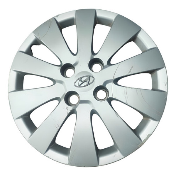 Calota Hyundai Hb20 3cc 1.0 Flex 2016 2017 2018 Detalhe  - Prateado