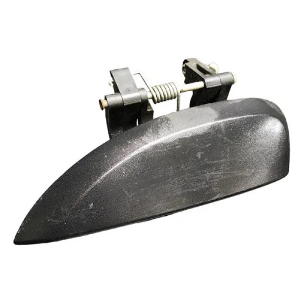 Maçaneta Externa Dianteira Esq Renault Kwid 2017 2018 A 2020 Preto Dianteira