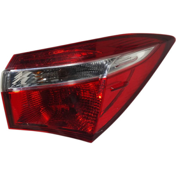 Lanterna Traseira Direita Toyota Corolla 1.8 Gli 2015 A 2019 Direito/passageiro Vermelho