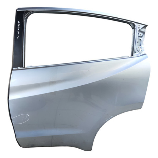 Porta Traseira Esquerda Honda Hr-v 1.8 2017 A 2019 Detalhe Traseira Esquerdo Prata