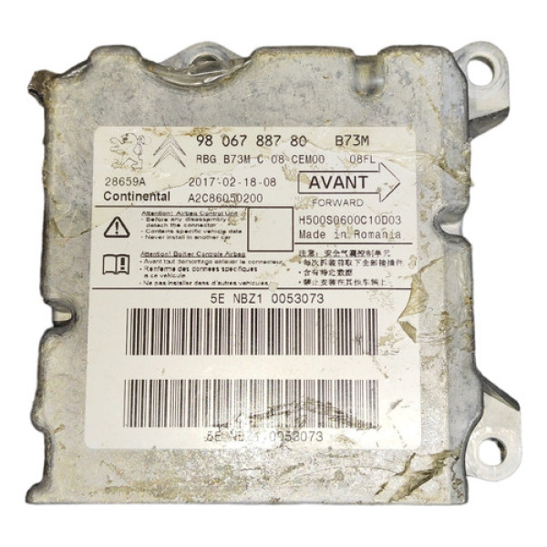 Modulo Central 9806788780 Citroen C4 Lounge 2014 2015 2016