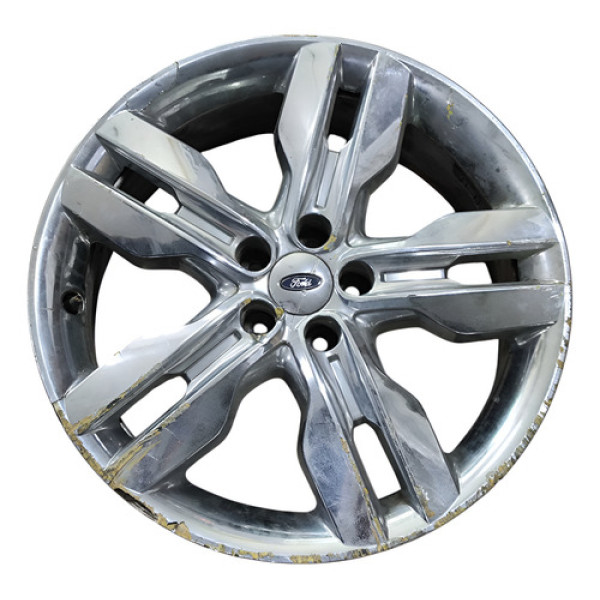 Roda Aro 20 5x114 Ford Edge 2012 2013 2014 C/detalhes Prata