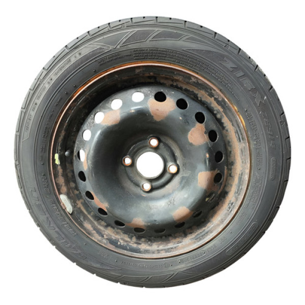 Roda De Ferro Aro 15 Chevrolet Agile 2019 2010 2011 Preto