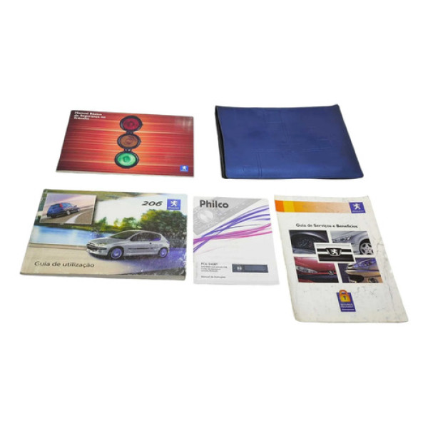 Moldura Manual Proprietario Peugeot 206 2006 2007 2008