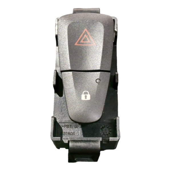 Botão Alerta E Trava Renault Sandero 1.0 2018 2019 E3160601 - Preto