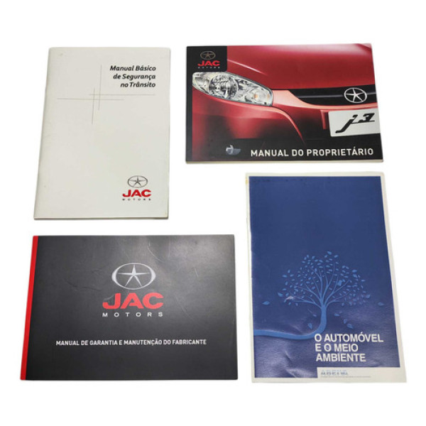 Moldura Manual Proprietário Jac J3 2011 2012 Com Capa