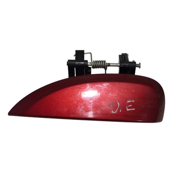 Maçaneta Ext Diant Esquerda Renault Kwid 1.0 3cc 2018 A 2020 Vermelho Dianteira