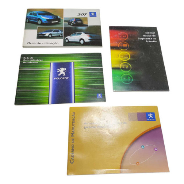 Moldura Manual Proprietário Peugeot 207 2011 2012 2013