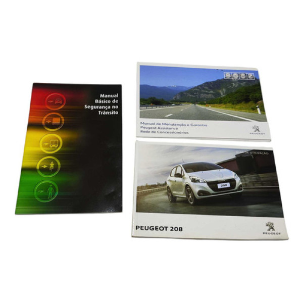 Moldura Manual Proprietario Peugeot 208 Active 2017 2018