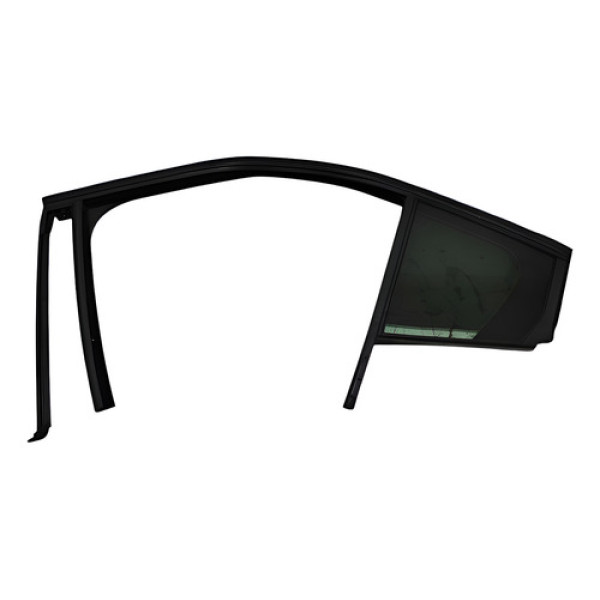 Canaleta Vidro Diant Dir Gm Cruze 1.4 2016/2018 Prateado