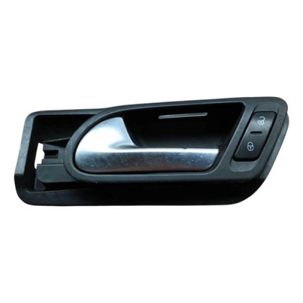 Maçaneta Interna Dianteira Esquerda Vw Tiguan 2010 2011 2012 Preto Dianteira