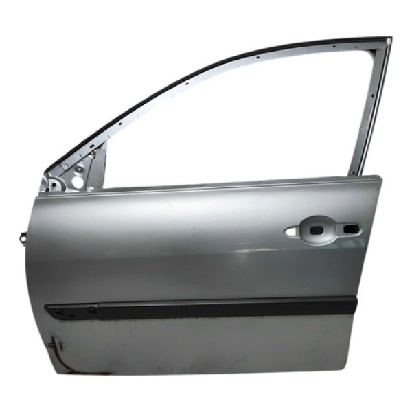 Porta Renault Megane Diant Esquerda 2009/11 Cinza C/detalhe Dianteira Esquerdo Cinza