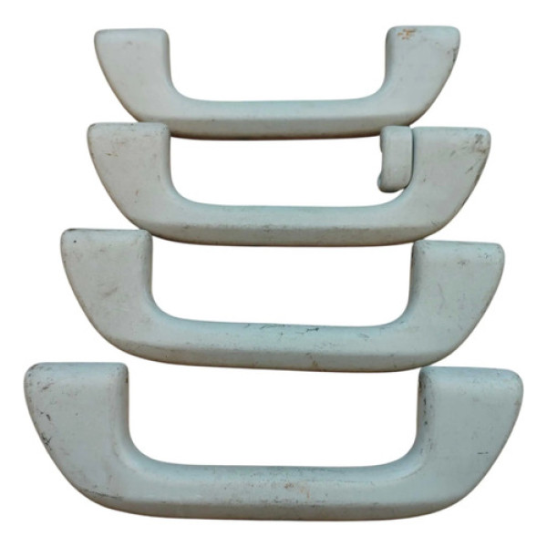 Jogo Alça Teto Pqp Honda Cr-v 2007 2008 2009 2010 2011 Branco
